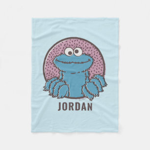 Cookie Monster   Om Nom Nom Fleece Blanket