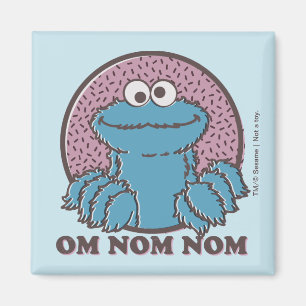 Cookie Monster   Om Nom Nom Magnet