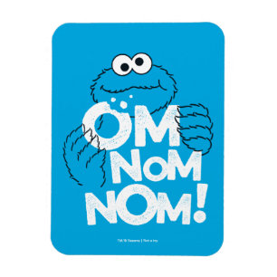 Cookie Monster   Om Nom Nom! Magnet