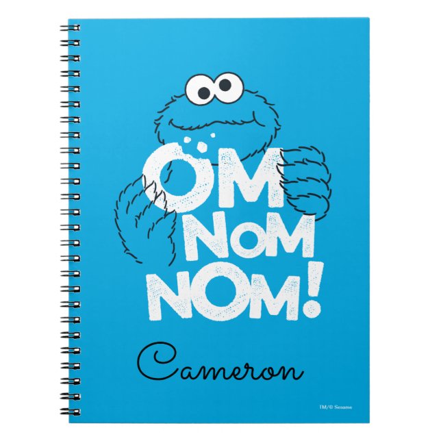 Cookie Monster | Om Nom Nom! Notebook (Front)