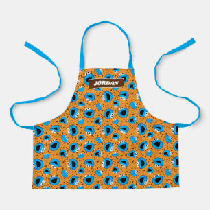 Cookie Monster on Cookie Pattern Apron