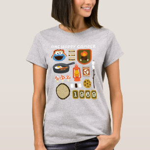 Cookie Monster One Happy Camper T-Shirt