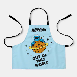Cookie Monster   Out of This World   Add Name Apron