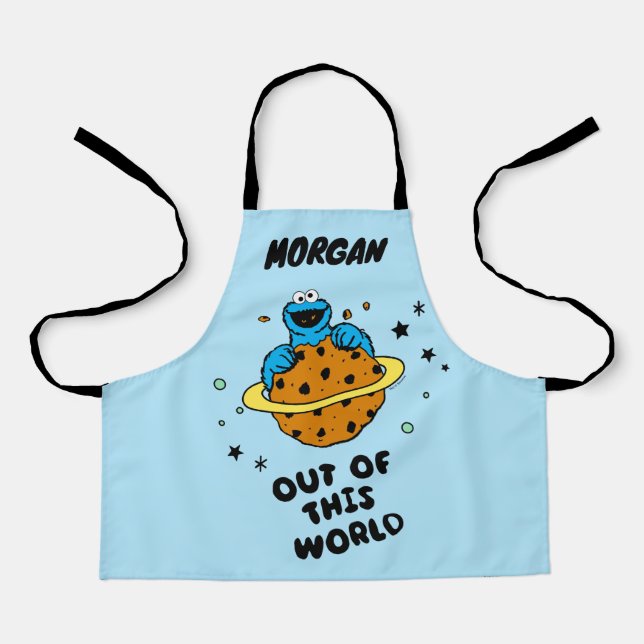 Cookie Monster | Out of This World | Add Name Apron (Front)