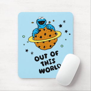 Cookie Monster Out of This World Mouse Pad