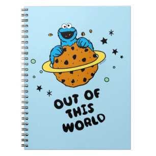 Cookie Monster Out of This World Notebook