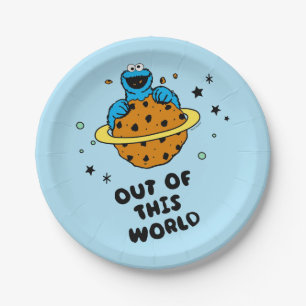 Cookie Monster   Out of This World Paper Plate
