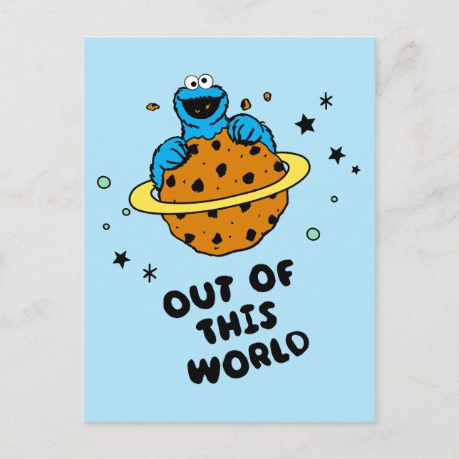Cookie Monster | Out of This World Postcard (Front)