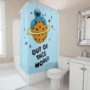 Cookie Monster   Out of This World Shower Curtain