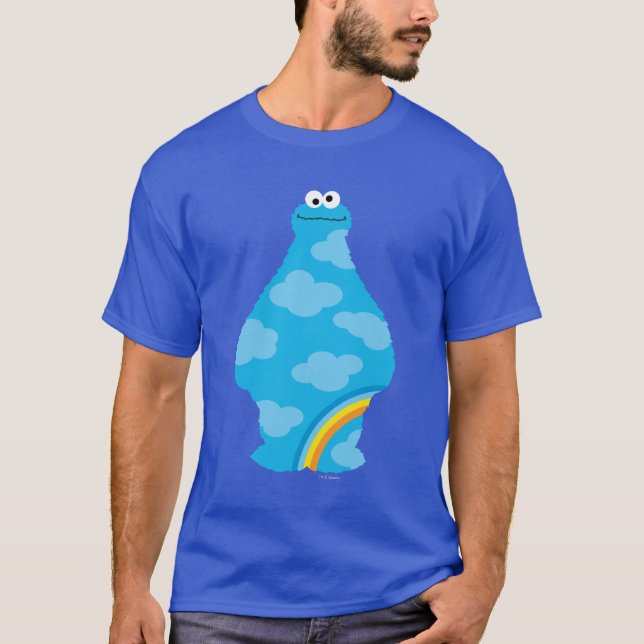 Cookie Monster Rainbows T-Shirt (Front)