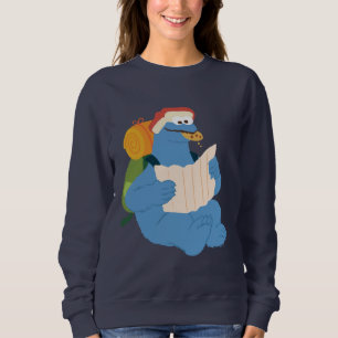 Cookie Monster Reading A Map Sweatshirt