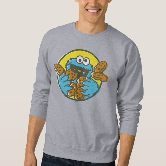 Cookie Monster Retro Sweatshirt (Front)