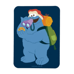 Cookie Monster Searching for Cookies Magnet