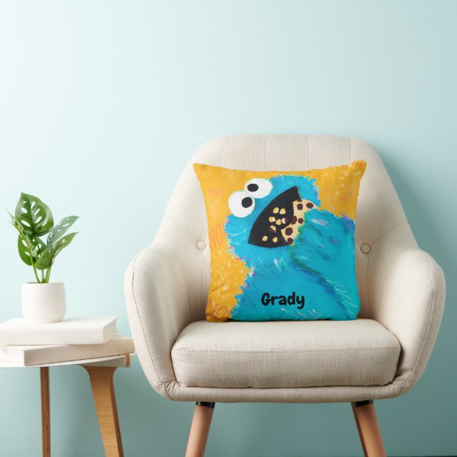 Cookie Monster Sesame Street Design Contest Cushion (Chair)