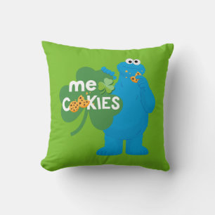 Cookie Monster   Shamrock Love Cushion