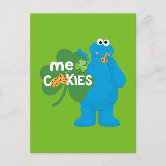 Cookie Monster | Shamrock Love Postcard (Front)