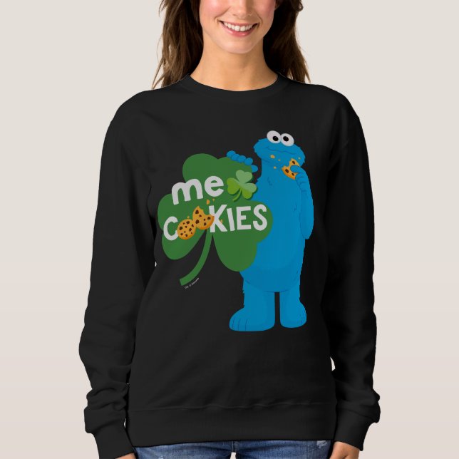 Cookie Monster | Shamrock Love Sweatshirt (Front)