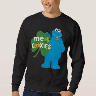 Cookie Monster   Shamrock Love Sweatshirt