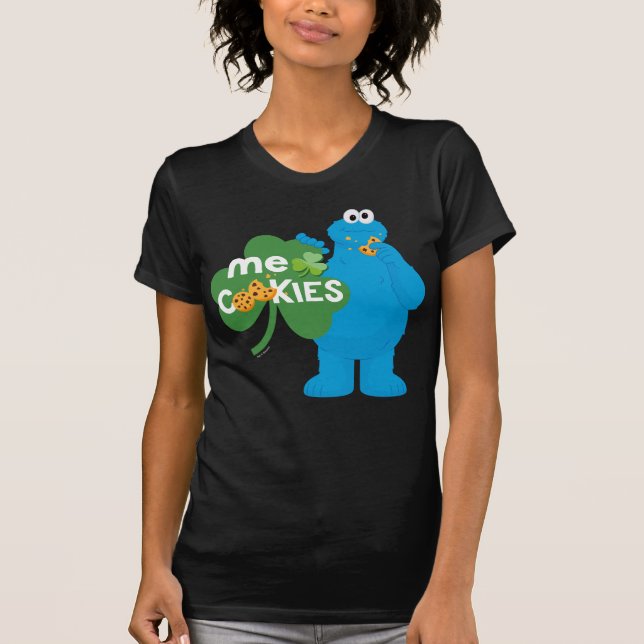 Cookie Monster | Shamrock Love T-Shirt (Front)