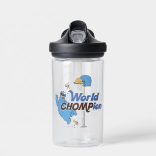 Cookie Monster   Shooting Basketball Hoops Water Bottle