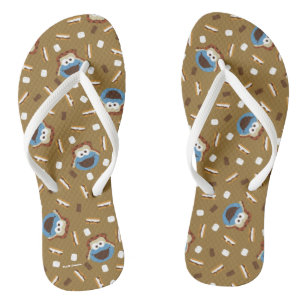 Cookie Monster S'mores Pattern Thongs