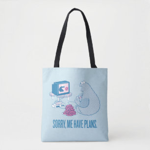 Cookie Monster Sorry, Me Have Plans Tote Bag