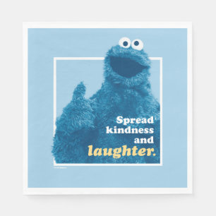 Cookie Monster Spread Kindness and Laughter Napkin