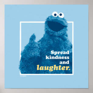 Cookie Monster   Spread Kindness and Laughter Poster