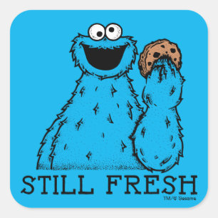 Cookie Monster   Still Fresh Square Sticker