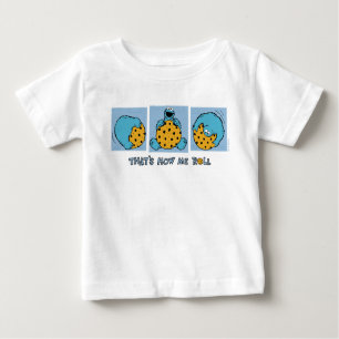 Cookie Monster   That's How Me Roll Baby T-Shirt