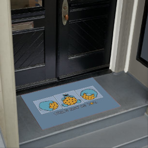 Cookie Monster   That's How Me Roll Doormat