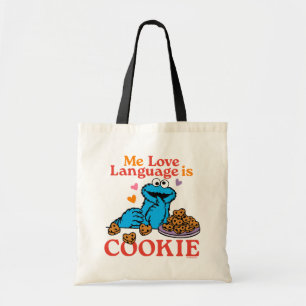 Cookie Monster   Valentine's Day Quote Tote Bag