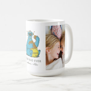 Cookie Monster Vintage Best Dad - Photo Coffee Mug