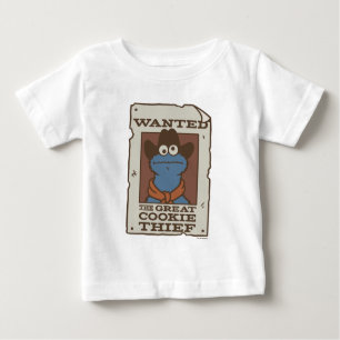 Cookie Monster Wanted Poster Baby T-Shirt