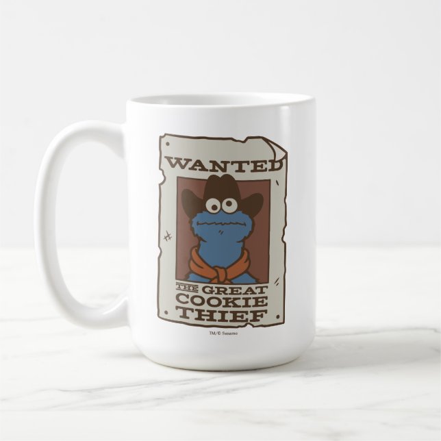 Cookie Monster | Wanted Poster Coffee Mug (Left)