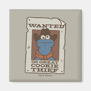Cookie Monster   Wanted Poster Magnet