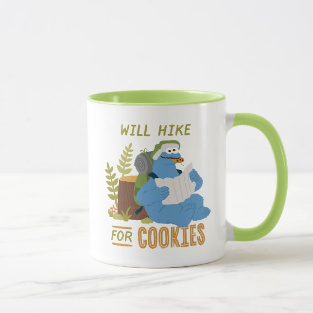 Cookie Monster | Will Hike For Cookies Mug (Right)