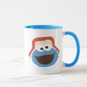 Cookie Monster Woodland Face Mug