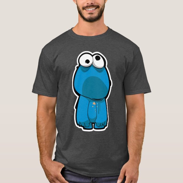 Cookie Monster Zombie T-Shirt (Front)