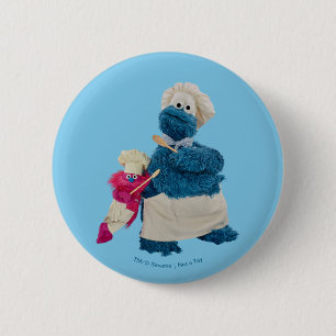 Cookie Monster's Food Truck Partners 6 Cm Round Badge
