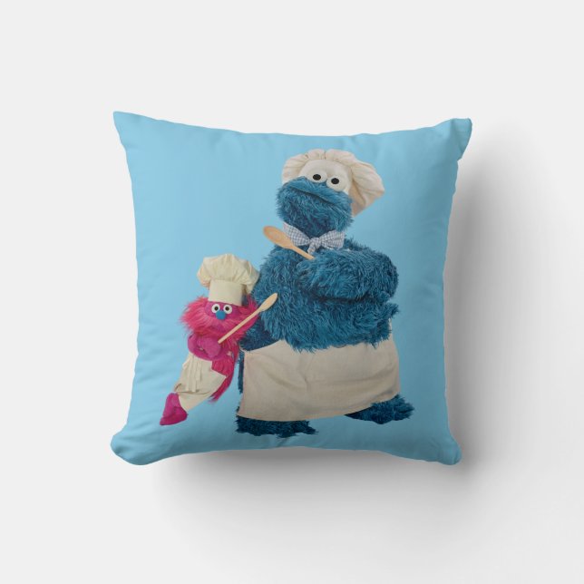 Cookie Monster's Food Truck Partners Cushion (Front)