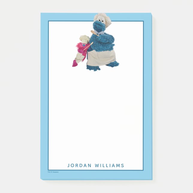 Cookie Monster's Food Truck Partners Post-it Notes (Front)