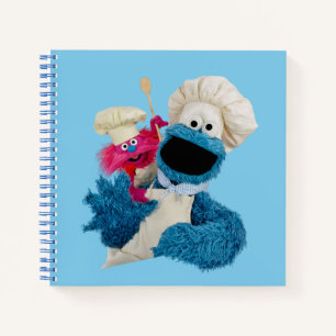 Cookie Monster's Foodie Truck Friends Notebook