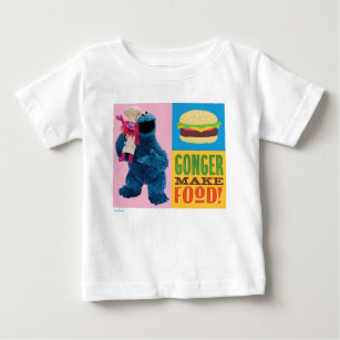 Cookie Monster's Foodie Truck   Gonger Make Food Baby T-Shirt