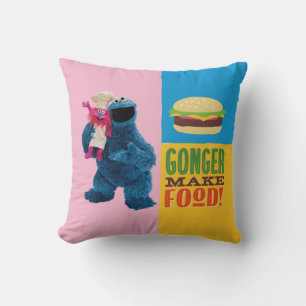 Cookie Monster's Foodie Truck   Gonger Make Food Cushion