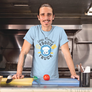Cookie Monster's Foodie Truck Logo T-Shirt