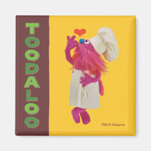 Cookie Monster's Foodie Truck   Toodaloo Magnet