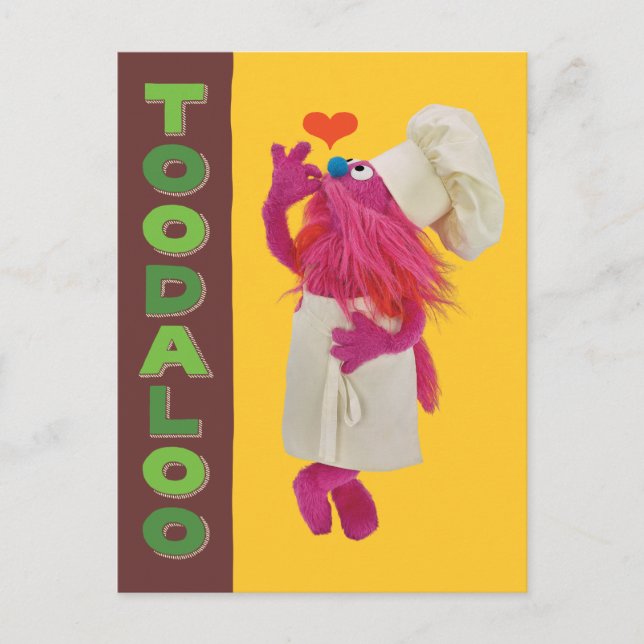 Cookie Monster's Foodie Truck | Toodaloo Postcard (Front)
