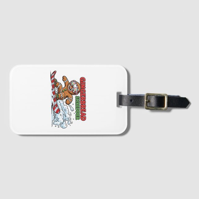 Cookie on Board Luggage Tag (Front Horizontal)