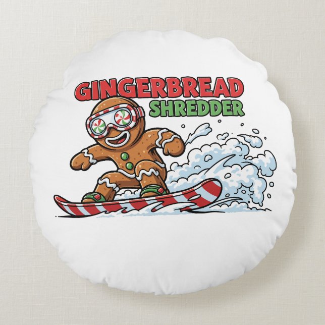 Cookie on Board Round Cushion (Front)